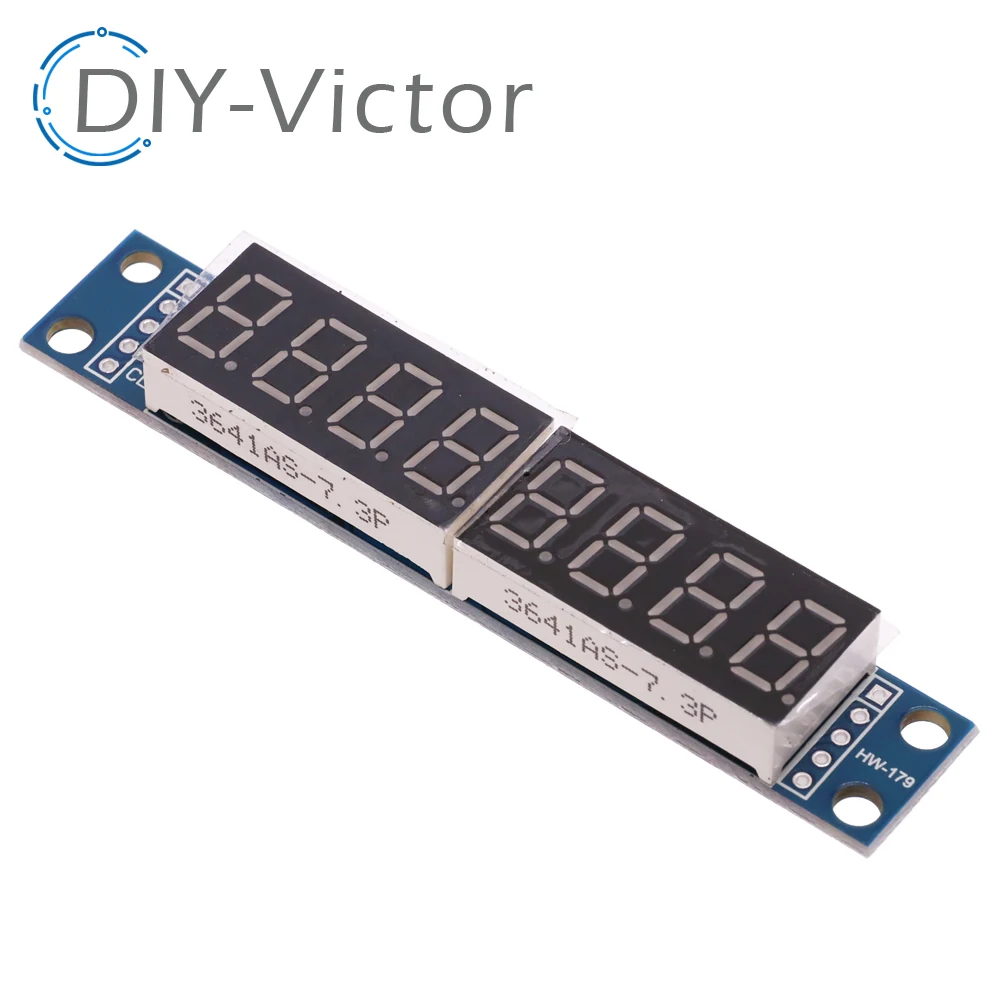 MAX7219 LED Dot Matrix Display Module 8 Digital Tube Display Control Board For Arduino Microcontroller Serial Driver 7 Segment