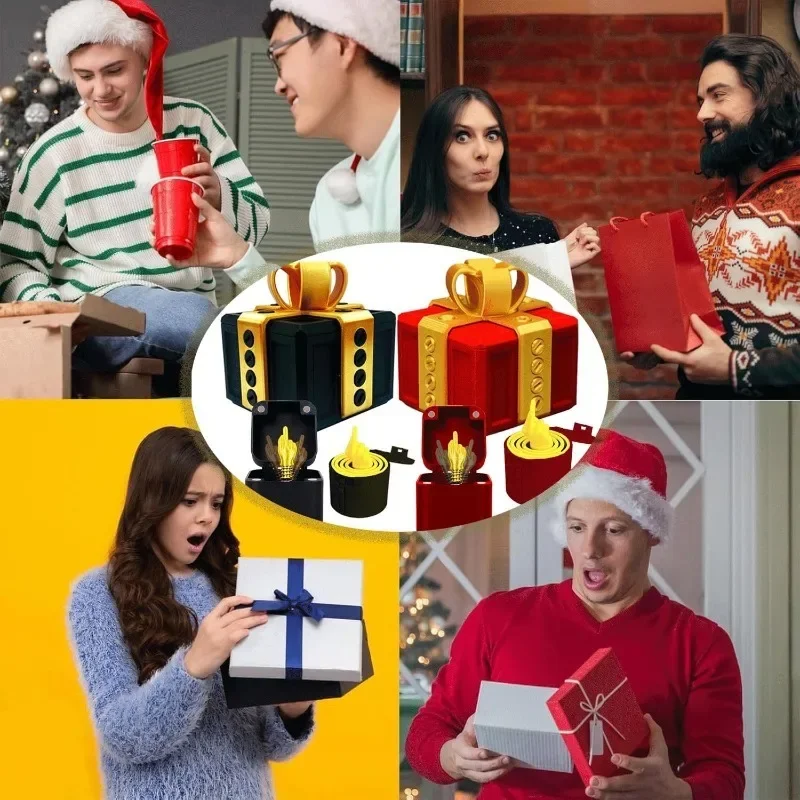 الاصبع الأوسط في صندوق مفاجأة المزحة الكمامة هدايا للرجال هدايا الفيل الأبيض للبالغين عيد الميلاد تخزين المواد للنساء