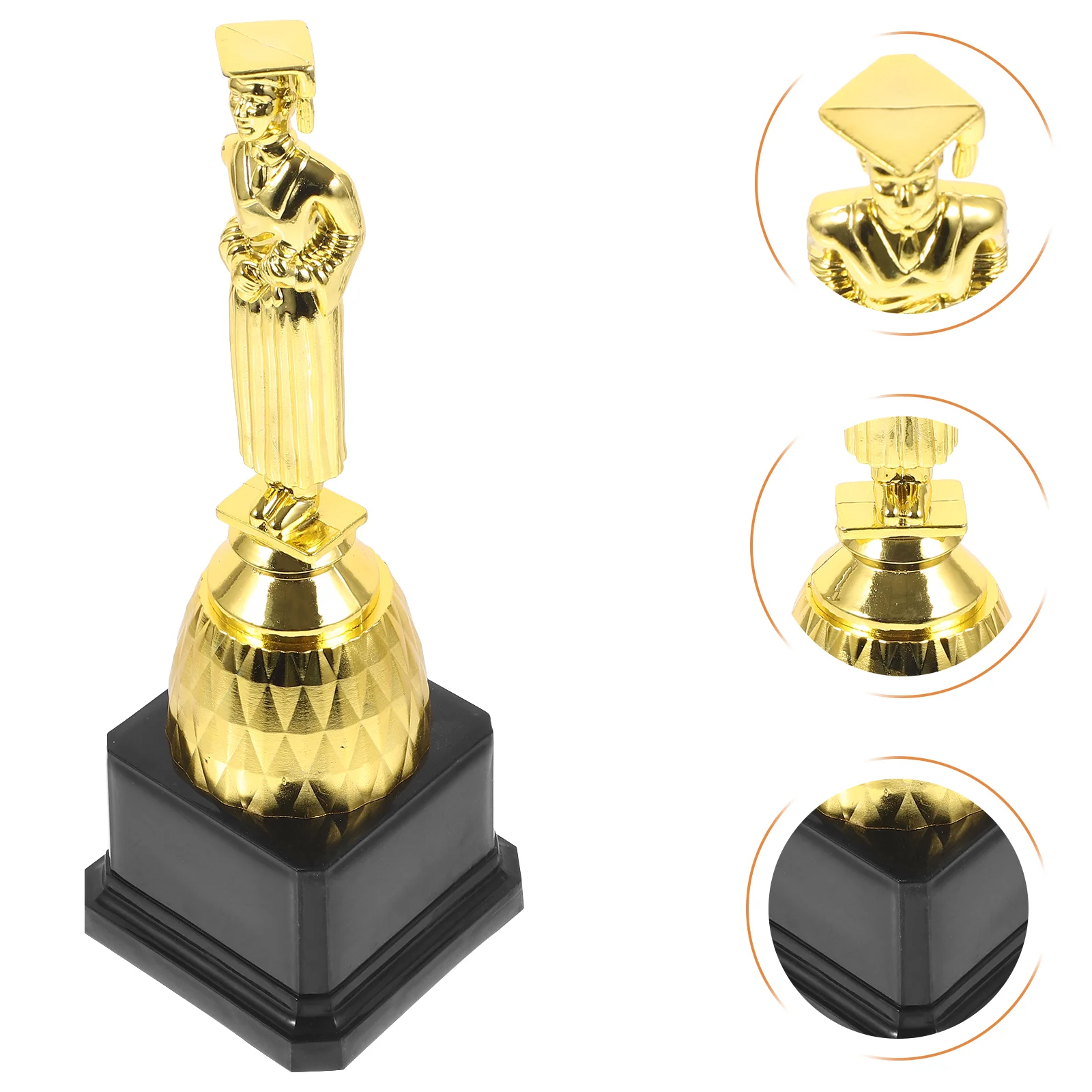 

Souvenir Graduation Season Trophy Gifts Doctor Ornament Plastic Decorative Awards and Trophies