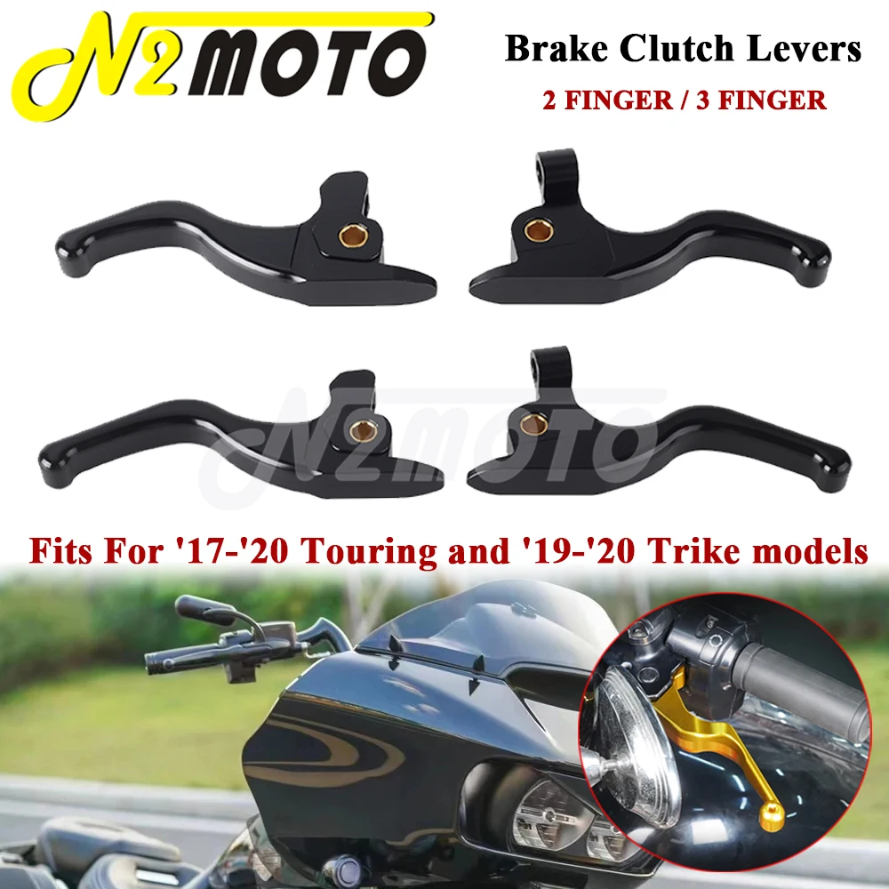 

Motorcycle Brake Clutch Hand Control Lever For Harley Touring Road King Tri Street Glide Special Freewheeler Electra Glide 17-20