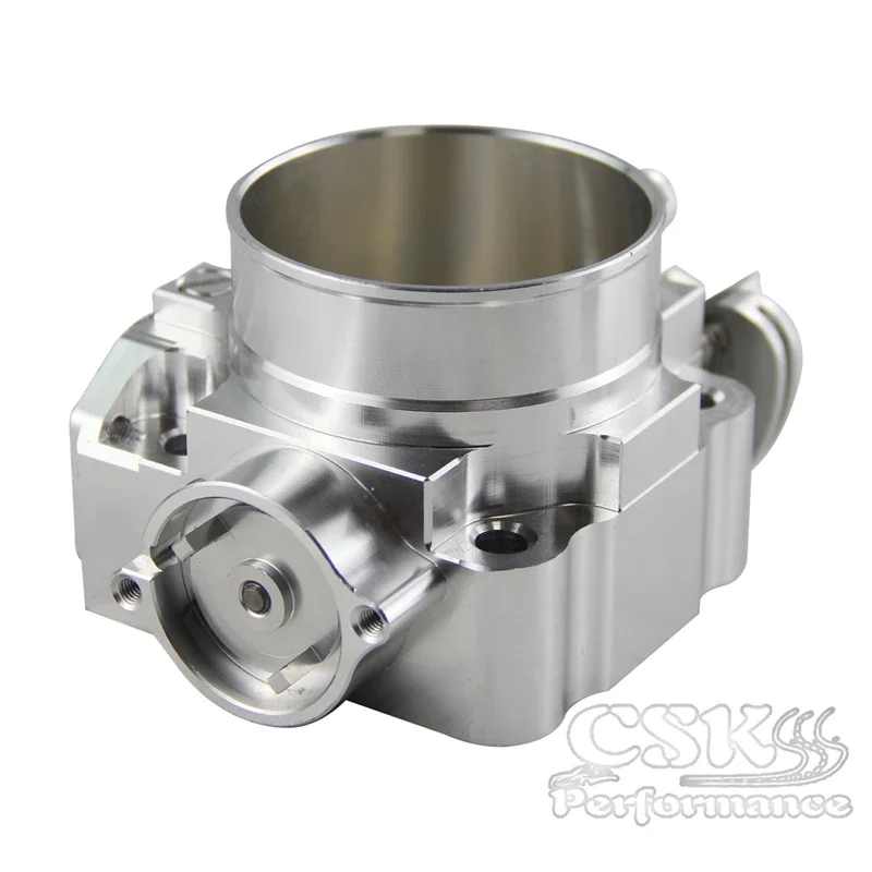 

Алюминиевый корпус дроссельной заслонки 70 мм подходит для Mitsubishi Lancer 4G63 EVO 1 2 3 Turbo S90 1992-1995, серебристый