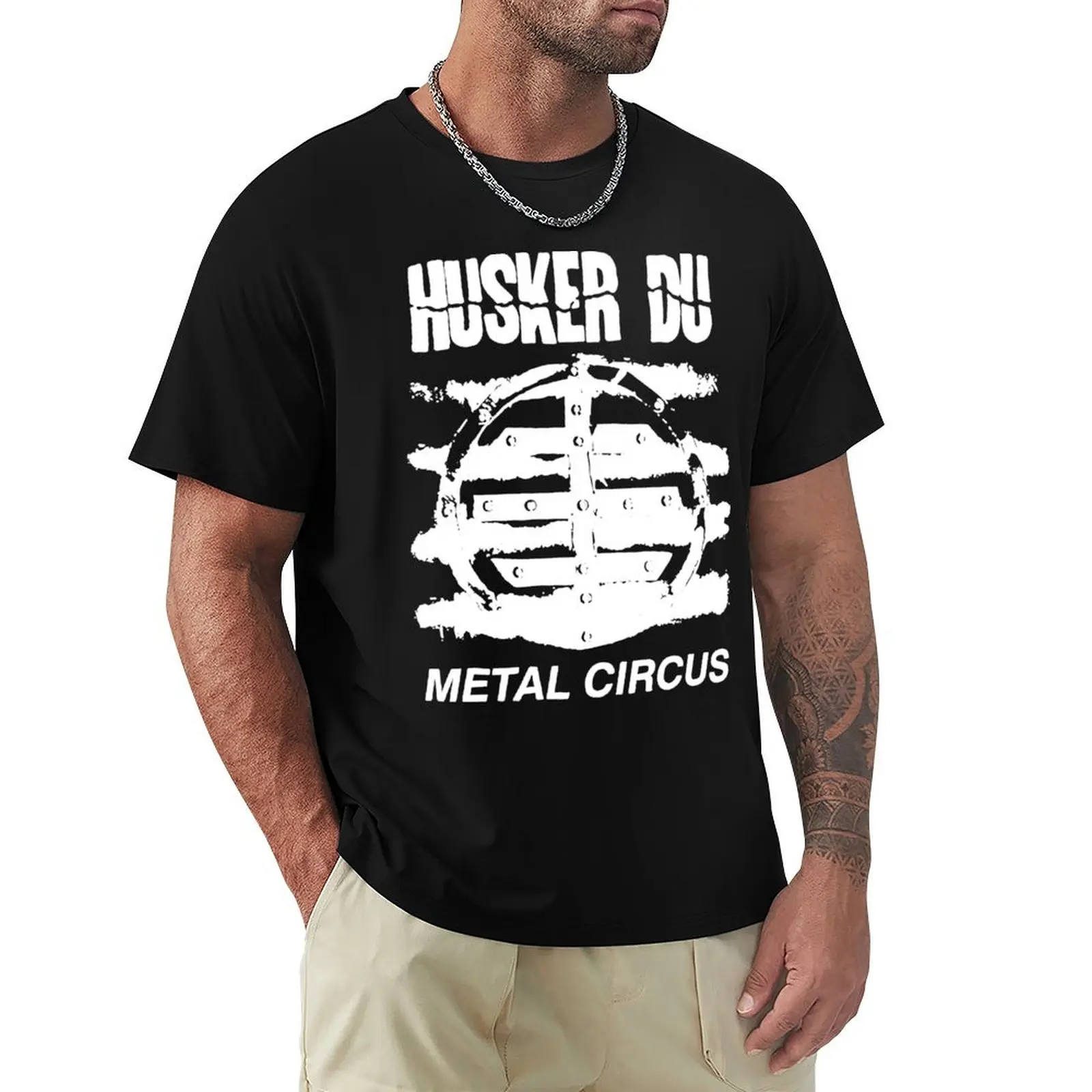 Husker Du Metal Circus T-Shirt Classic Basic Casual T-Shirt