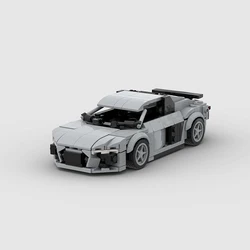 MOC Racing City Car Building Set - Creative Garage Toys - Ideal Gift for Children's Birthdays and Christmas Gifts
