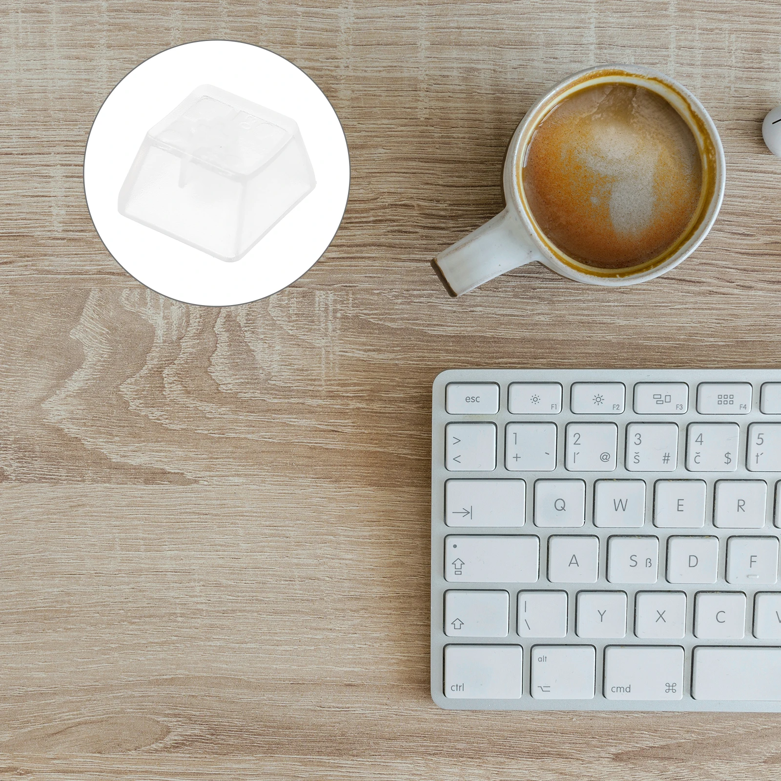 

10 Pcs Transparent Keycaps R4 White Clear Computer Keyboard Mechanical Covers Durable Portable Storage Easy Wear Resistance