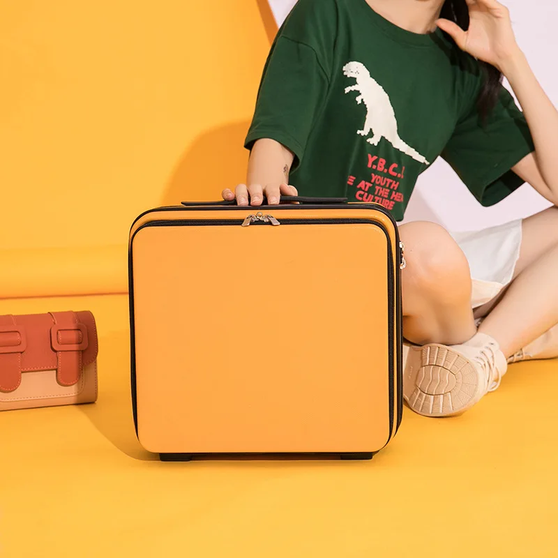 2024 Mini suitcase female small boarding code box student small fresh and high-value suitcase 13-inch box