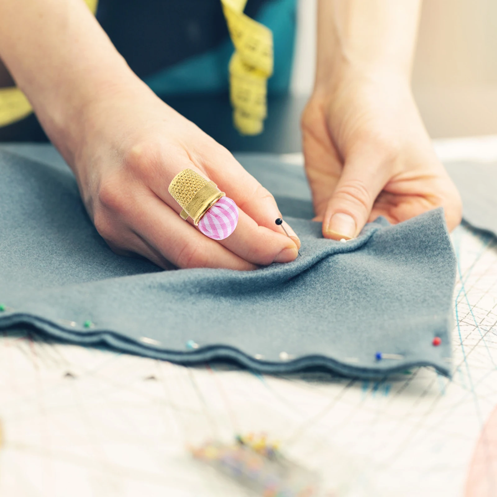 

Pin Pack Household Sewing Tool Embroidered Embroidery Cushions Fabric Compact Holder