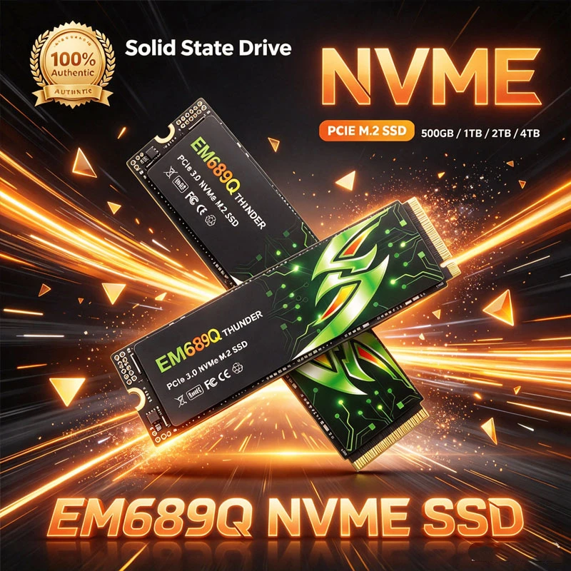 EM689Q 2026 Hard Drive SSD M.2 NVME 500GB 1TB 2TB 4TB M2 2280 Internal Solid State Drive for Laptop PC High Speed Transfer