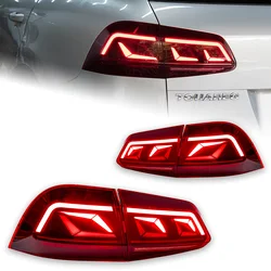 AKD Car Lights for VW Touareg Led Tail Light 2011-2017 Touareg Rear Lamp DRL Dynamic Signal Reverse Automotive Accessories