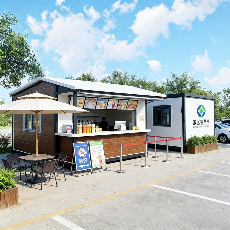 20ft Quickly Installation Z Folding Container House Prefab Foldable Tiny House Mobile Temporary Dormitory Container House