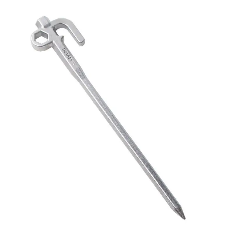 Tent Stakes Anchor Screws For Strong Grip Anti-Seismic Yard Stakes Stainless Steel Gardening Stakes Fence Post Anchor Ground