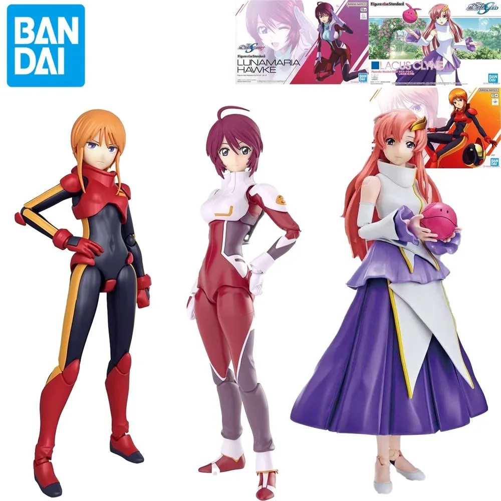 

Bandai Gundam Model Kit FRS Lacus Clyne Lunamaria Hawke Ple Two Фигурка Gunpla Коллекционные аниме Фигурки Игрушки для мальчиков