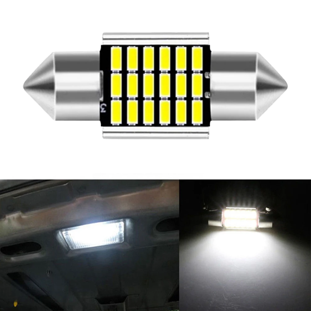 

Universal Parts & Accessories Lamp Beads 31MM 6000K 6Pcs DE3175 3014 Interior LED Map/Dome Light Bulbs Brand New