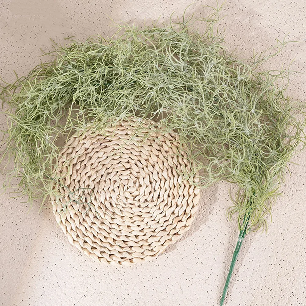 

91cm Artificial Air Grass Green Plants Plastic Real Touch Fake Plants Handmade Elegant Artificial Vine Grass Succulents