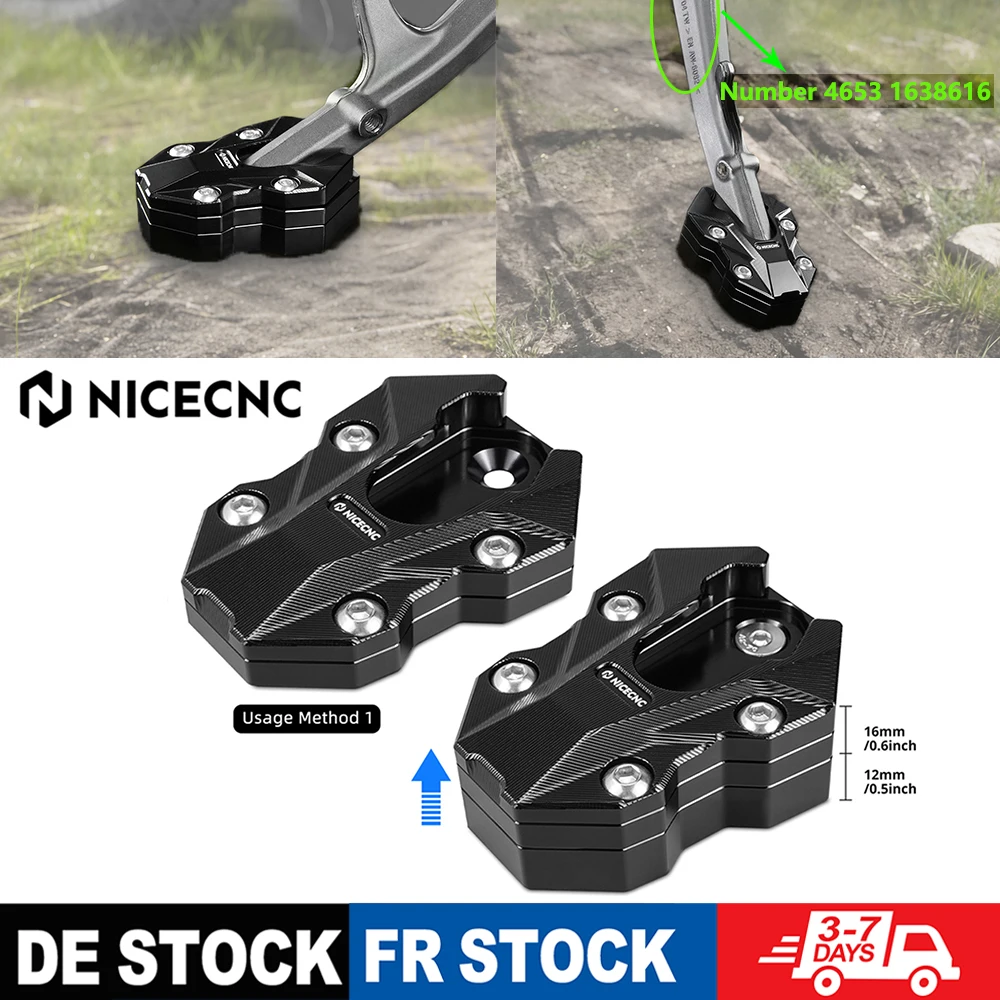 (Disponibilità EU) Per BMW R1300GS R 1300 GS Adventure 2024-2025 Sostituzione 4653 1638616 Piastra di Estensione Cavalletto Laterale Base Allargata