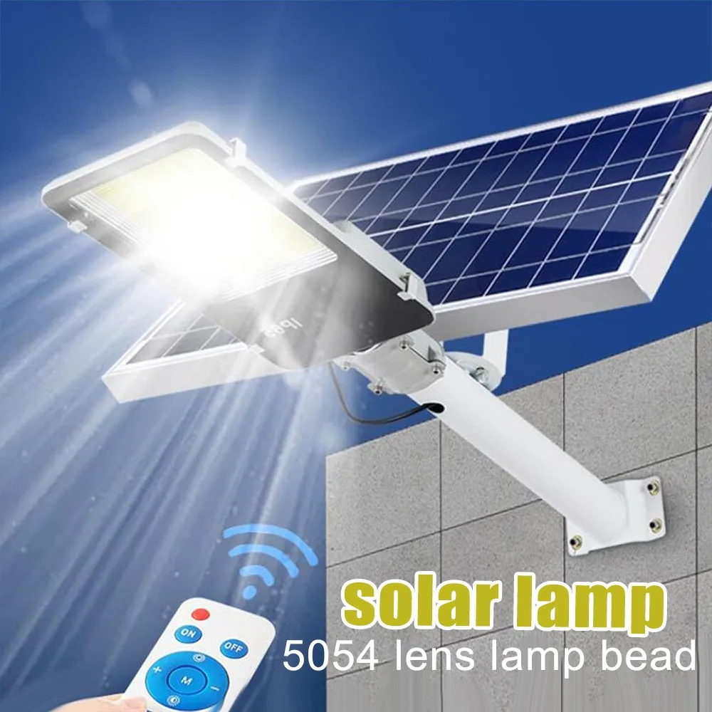 Solar Street Light Outdoor 5054 Lens Beads High Power Waterproof Lightning Protection Super Bright Home Road Garden Lamp