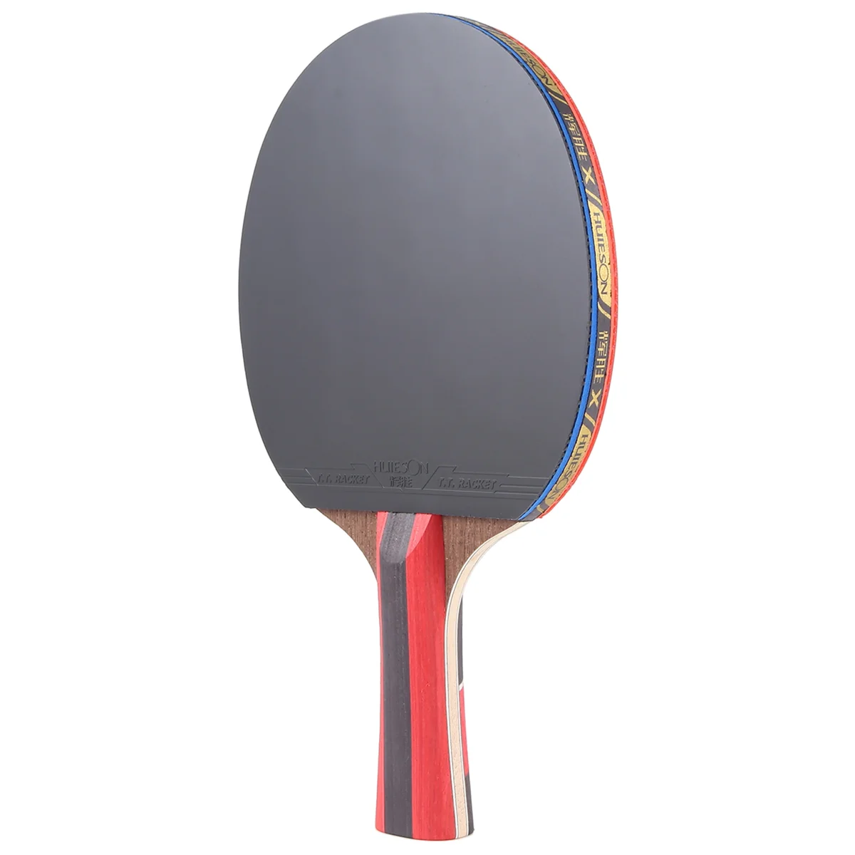 

Huieson Super Powerful Ping Pong Racket Bat,6 Star Table Tennis Racket Sticky Pimples(Penhold-Hands Grip)