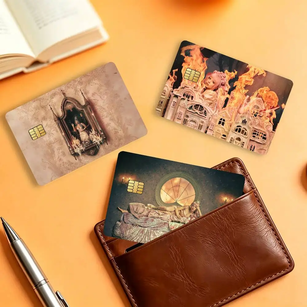 Singer M-Melanie Martinez Matte Card Stickers For Credit Cards Debit Cards And Transit Cards 4Pcs