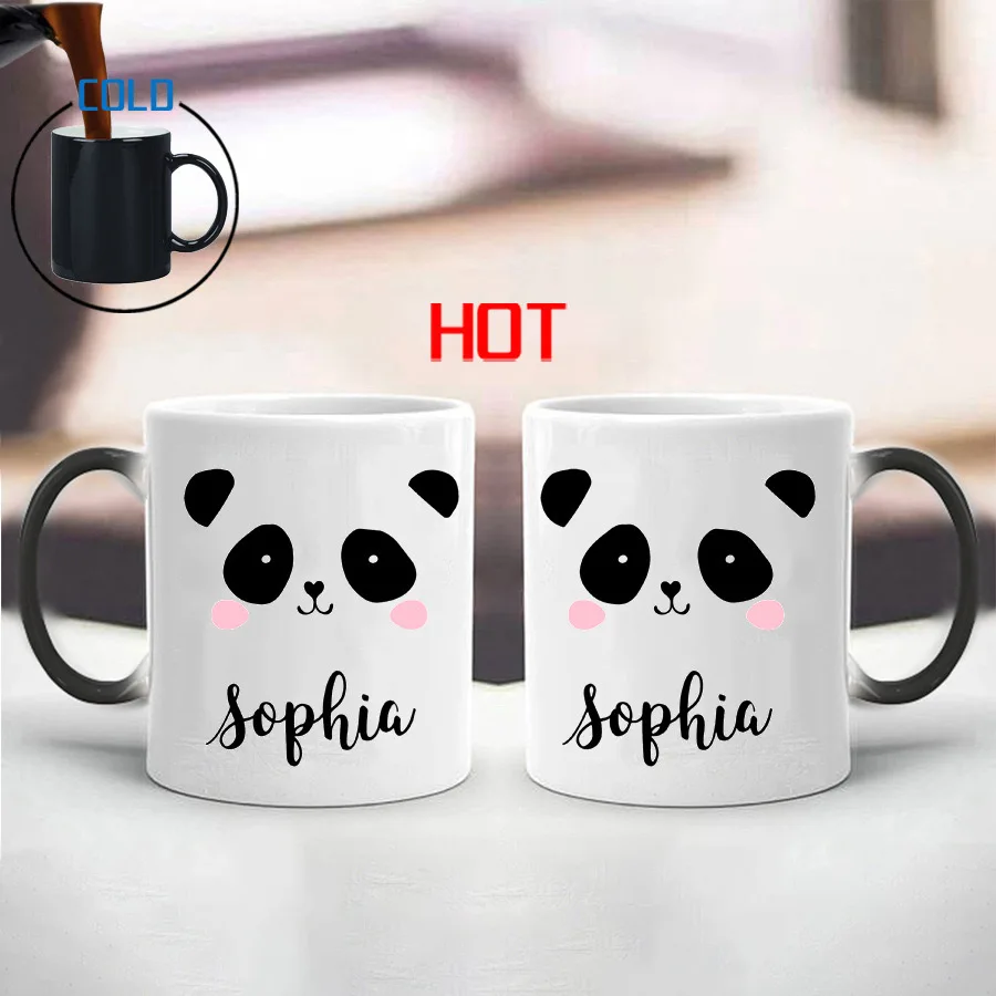 

Cute Panda Cups Caffeine Cocoa Cafe Coffee Tea Mugs Friend Gifts Home Decal Milk Tableware Beer Drinkware Coffeeware Teaware