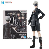 Bandai Original Genuine Figure NieR:Automata Model Kit Anime Figures SHF 9S Collection Model Action Figure Children's Toys Gifts