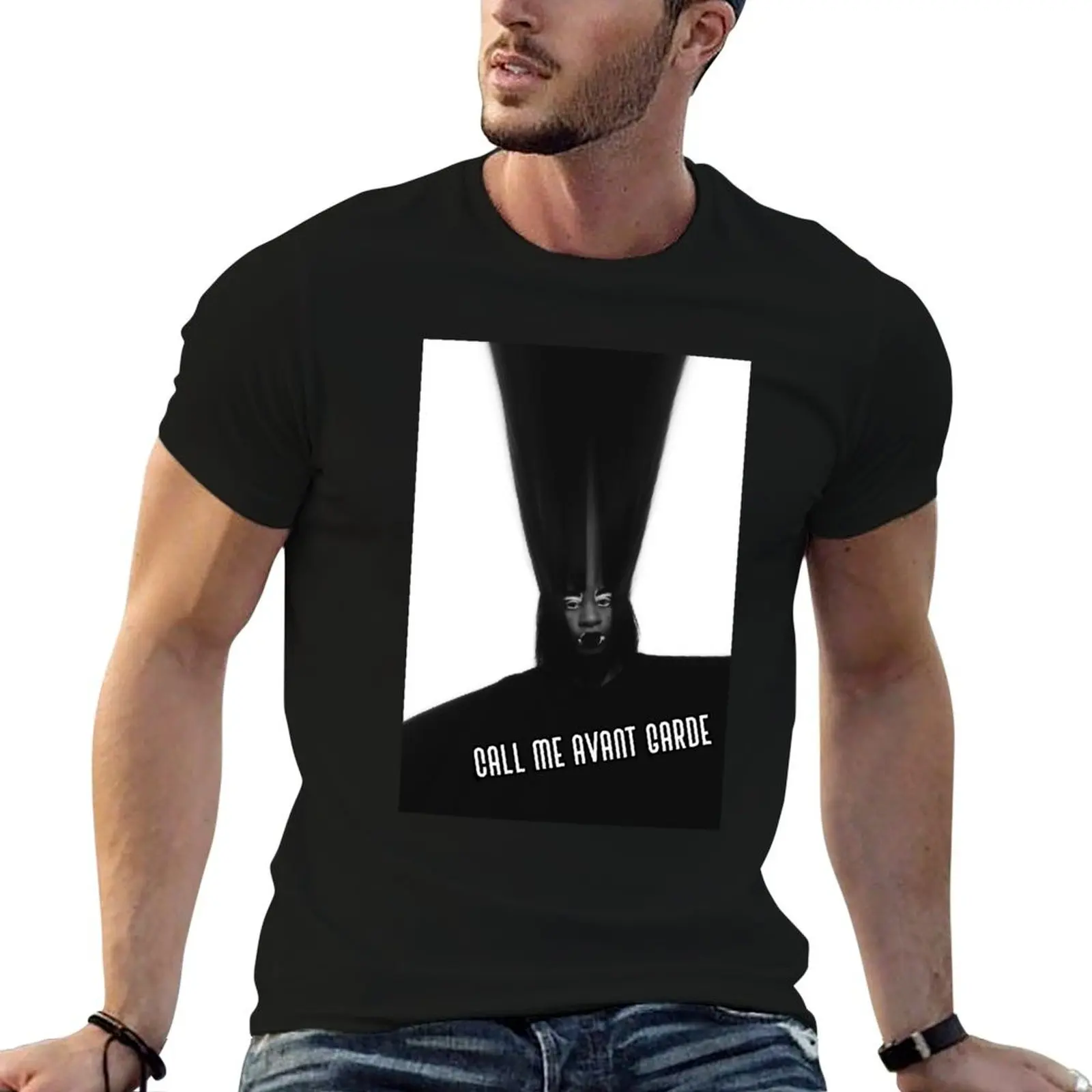 Call Me Avant Garde T-Shirt Casual Everyday Short Sleeve T-Shirt