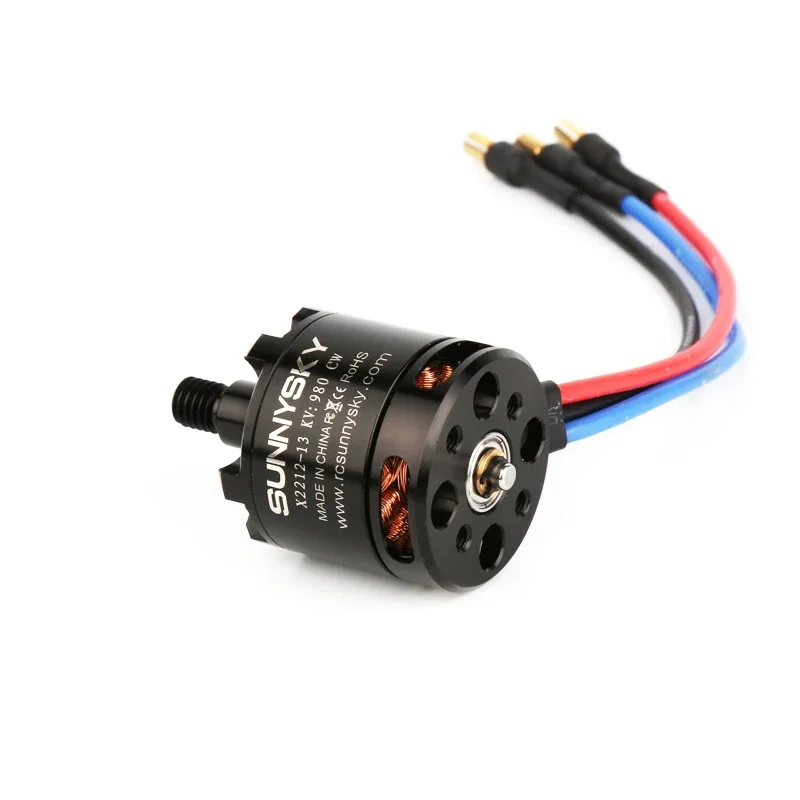 4pcs/lot SUNNYSKY X2212 2212 980KV Self-Threaded Rod Brushless Motor with 9450 Propeller DIY Multi-rotor