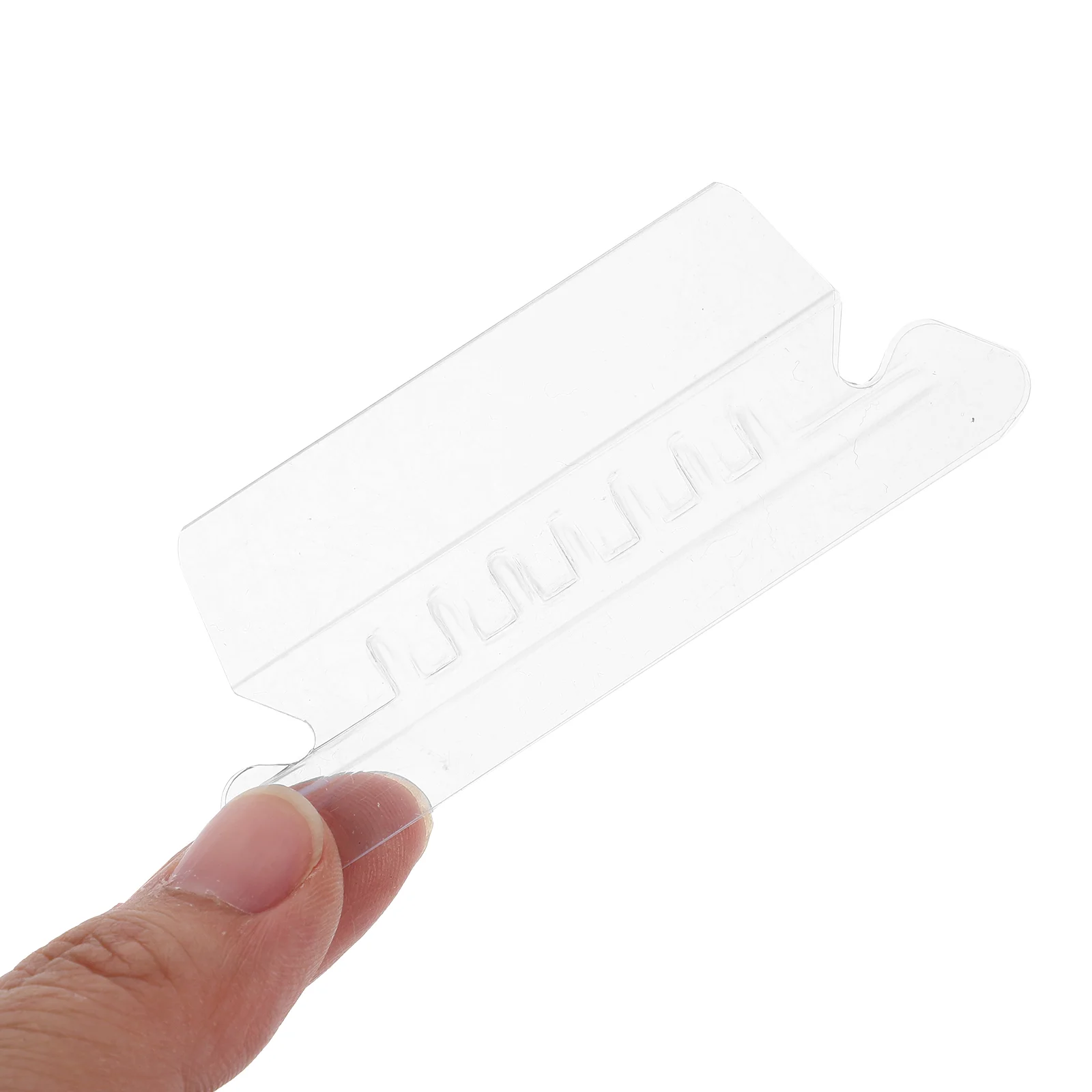 100 Pcs Folder Label Office Supplies File Folders Labels Suspension for Hanging Pvc with and Inserts