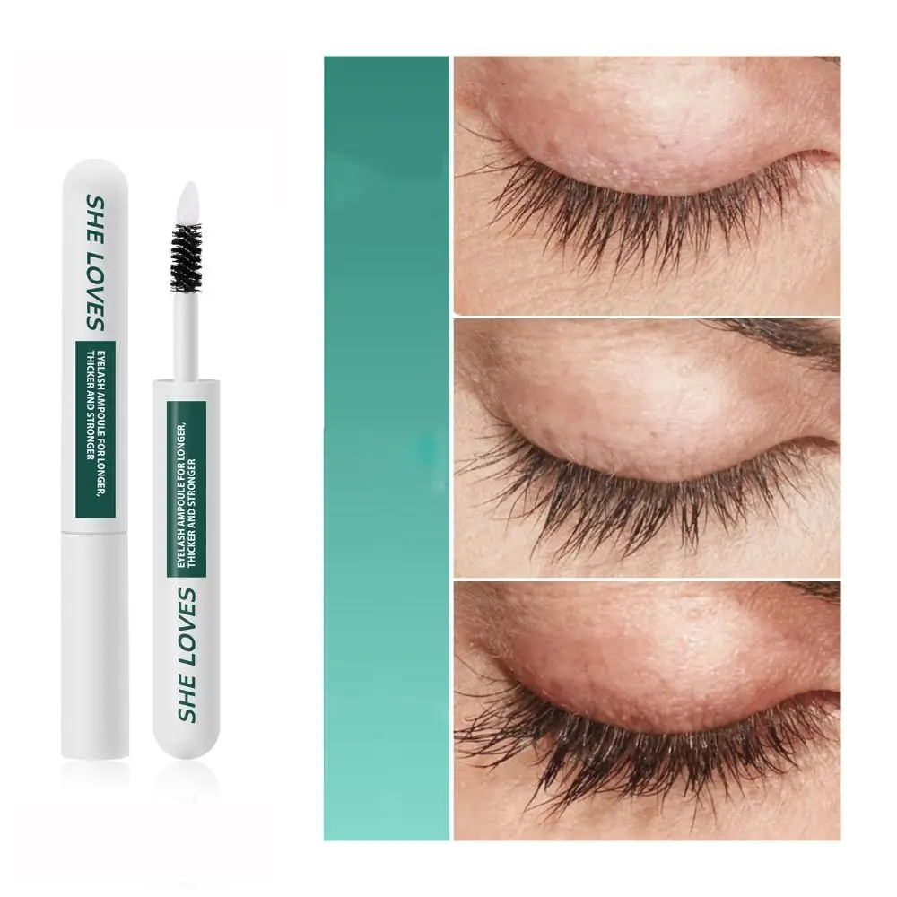 Bushy Eyelash Growth Serum Portable Fast 7 Days Natural Eyebrow Growth Oil Thicker Longer Eyelash Enhancer Eyelash Care