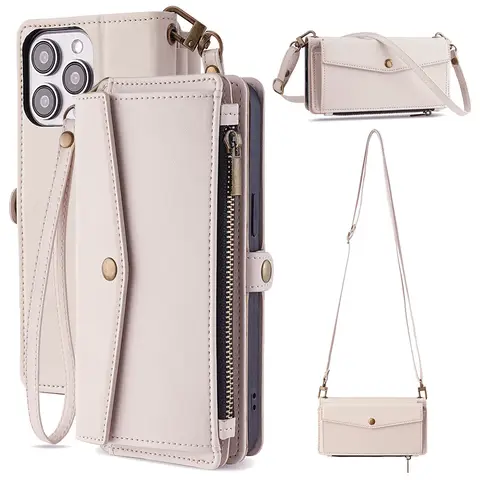 PU Leather Case For Vivo V29 V29e V30 X27 X50 X51 E X80 Lite X60 X70 X90 X90s X100 Pro Plus 5G Flip Cover Mobile Phone Bag Strap
