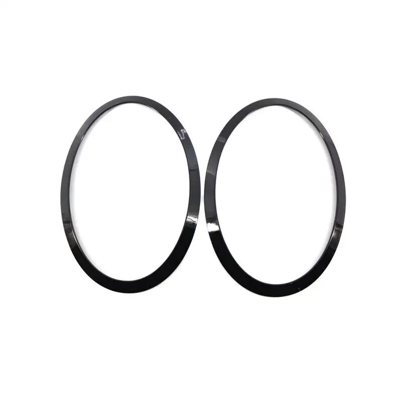 2Pcs Glossy Black Font/Rear Lamp Frame Headlight Trim Ring 51712355798,51712285496,51712285495 For MINI COOPER F55 F56 F57 13-17