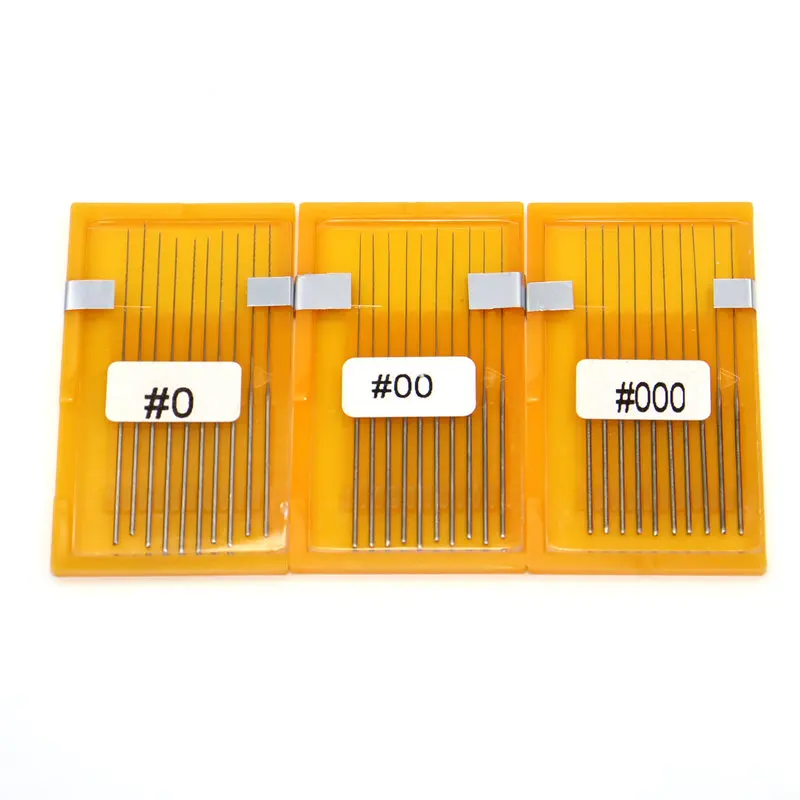 

10pcs/Pack Dental Barbed Broaches withtout Handle 0 00 000 Endondontic Root Canal Files Stainless Steel Dental Instrument