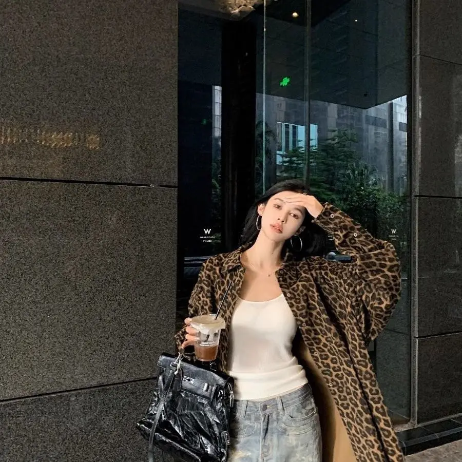 Casual Shirt Jacket Women's Spring and Summer New Korean Version Lazy Style POLO Collar Shirt Elegant Women's Top