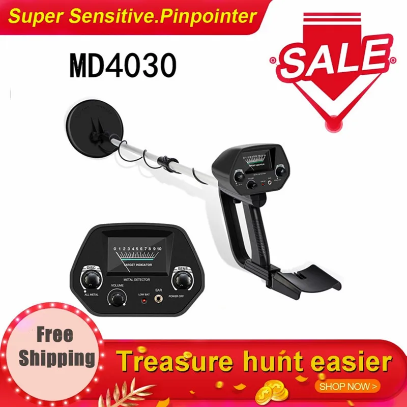 

MD 4030 Metal Detector Pinpointing Underground Circuit Wire Gold Detector Tracker Treasure Gold Detector Treasure Hunter