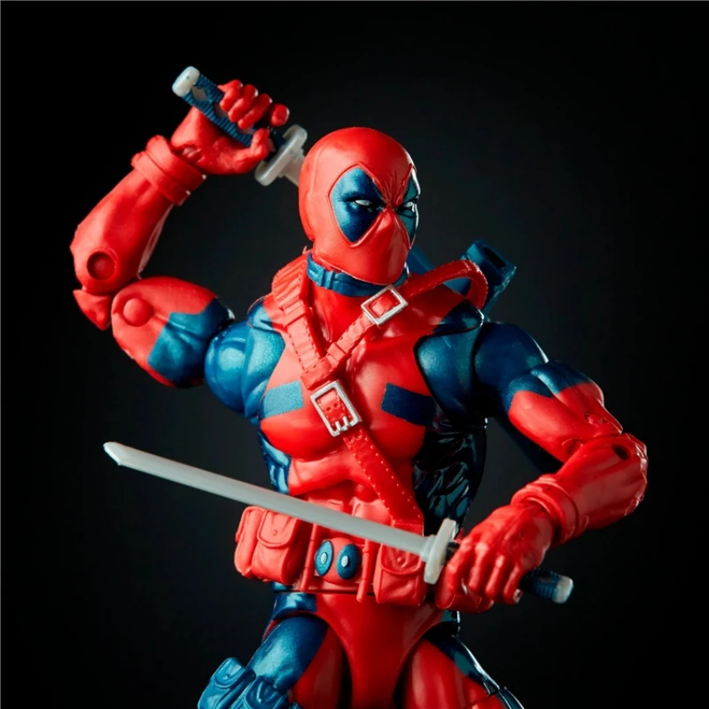 Genuine In Stock Marvel Legends X-Men Deadpool Deluxe Edition Hanging Card 6inch Removable Action Figures Desktop Collection Toy