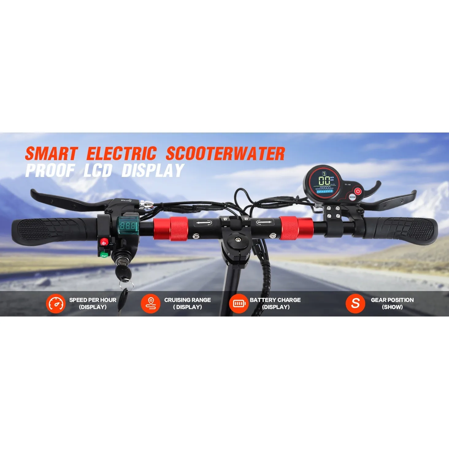 FREEBOY J01 Electric Scooter for Adults 48V15Ah Battery, Dual
