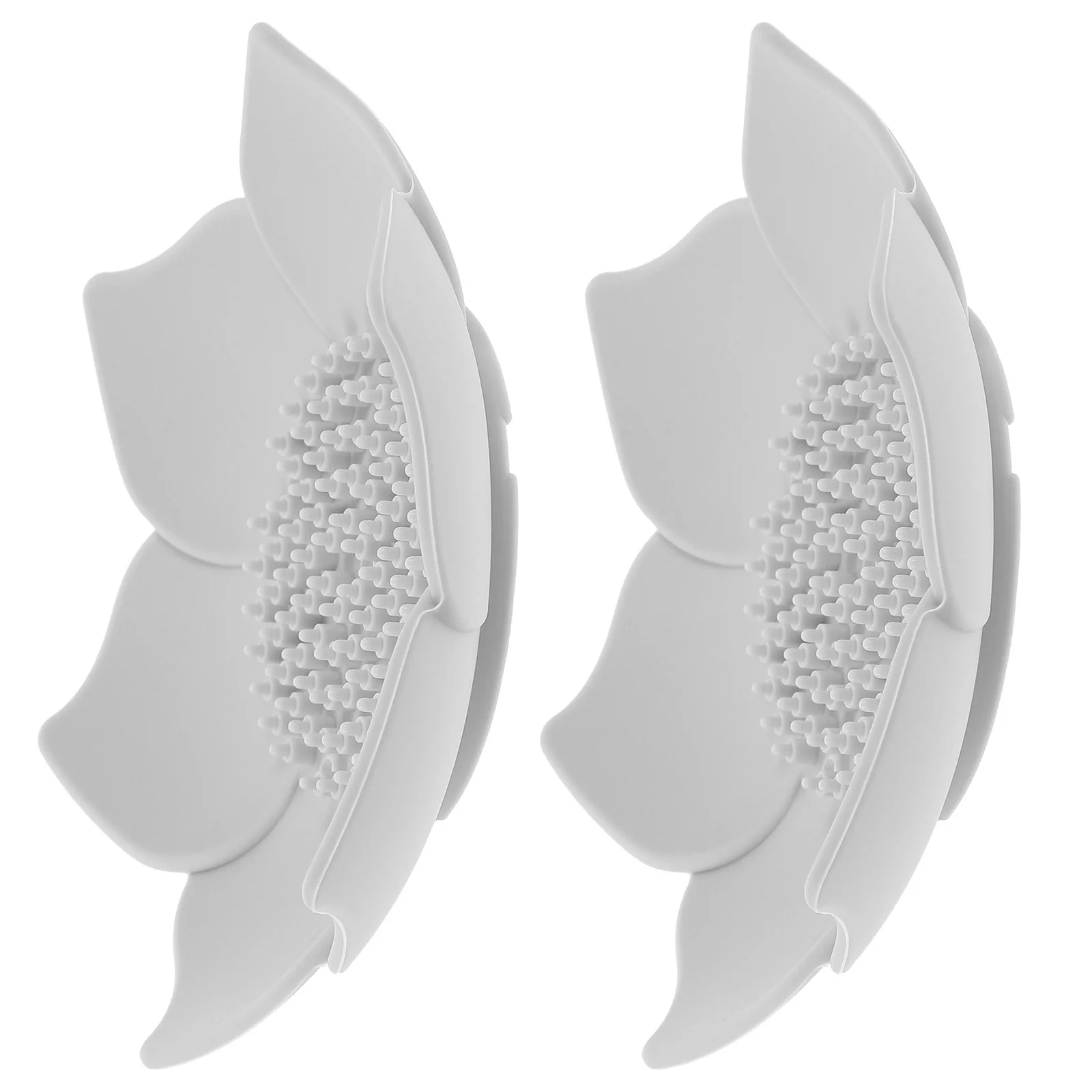 

2 Pcs Soap Dish for Counter Bathroom with Draining Holes Floral Holder Flower Easy-to-clean