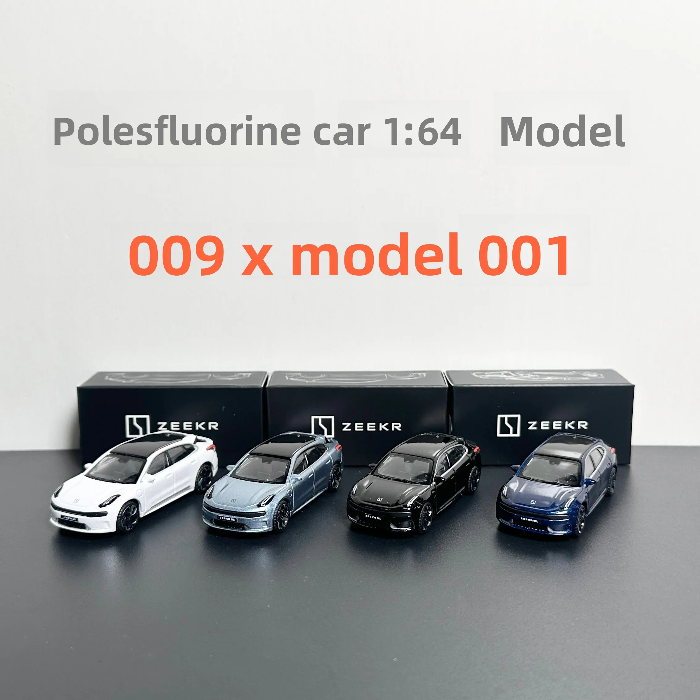 

ZEEKR 001 007 009 X Оригинальная модель автомобиля из сплава 1:64 Tram, маленькая масштабная модель автомобиля