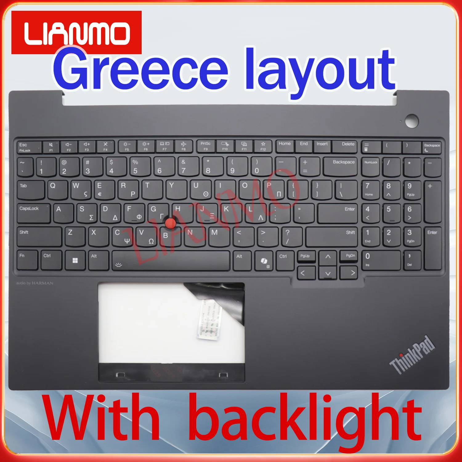 Greece/Hebrew/Hungarian/Switzerland/Czechoslovak/Spanish/Iceland/UK layout for Lenovo ThinkPad E16 G2 C-shell backlight keyboard