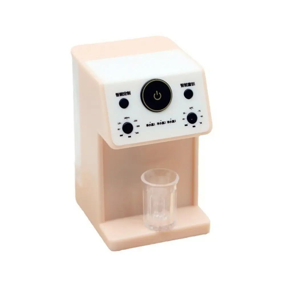 1:12 Dollhouse Desktop Water Dispenser Flowing Water Plastic Miniature Drinking Fountain Scene Model Photo Props