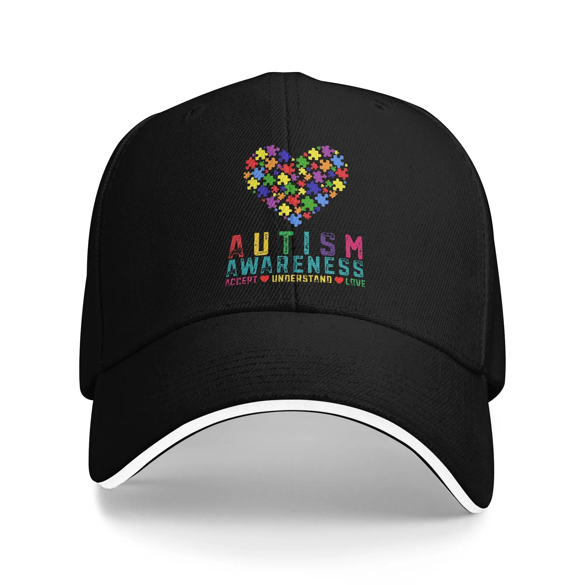 Autism Awareness Respect Love Support  Caps For Men Women Trendy Baseball Cap  Snapback Hat Casual Headewear Gift