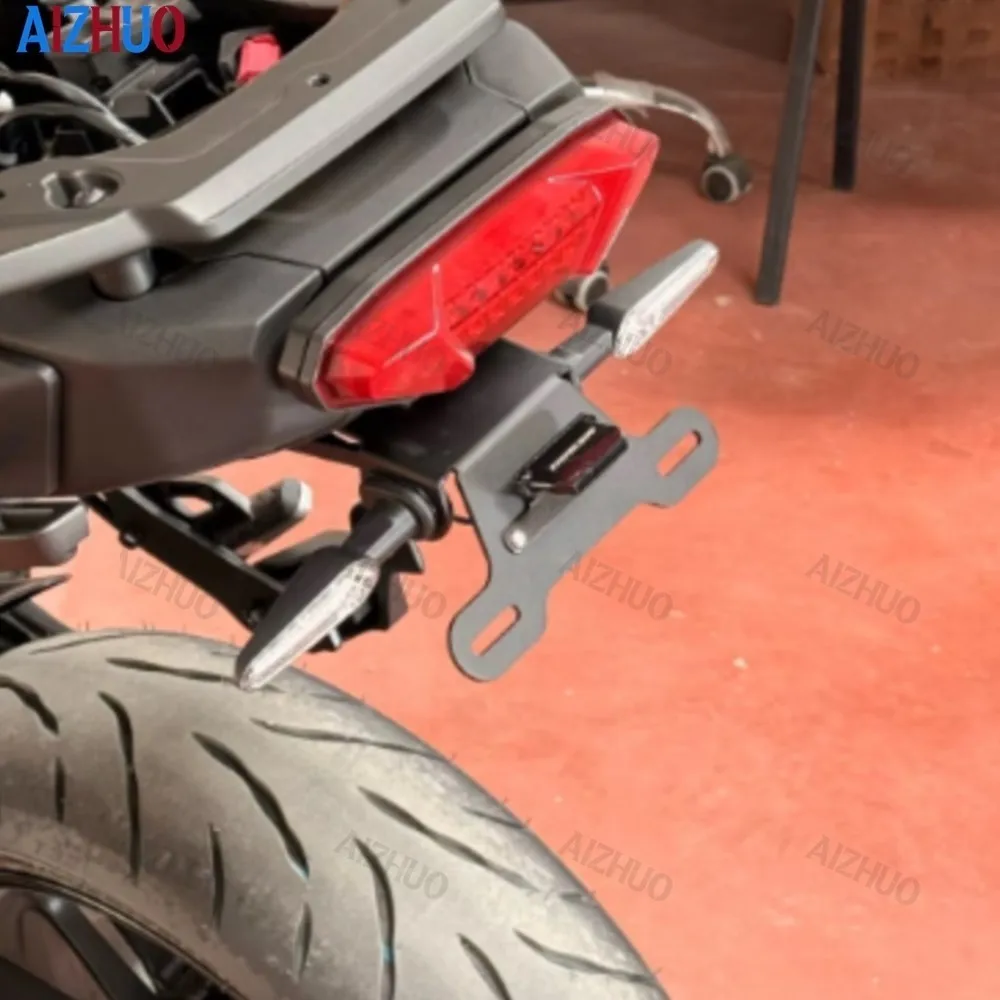 For YAMAHA MT09 MT07 900 700 7GT 9GT FJ09 Tracer 9 GT 2021-2024 2025 Motorcycle License Plate Holder Tail Tidy Fender Eliminator