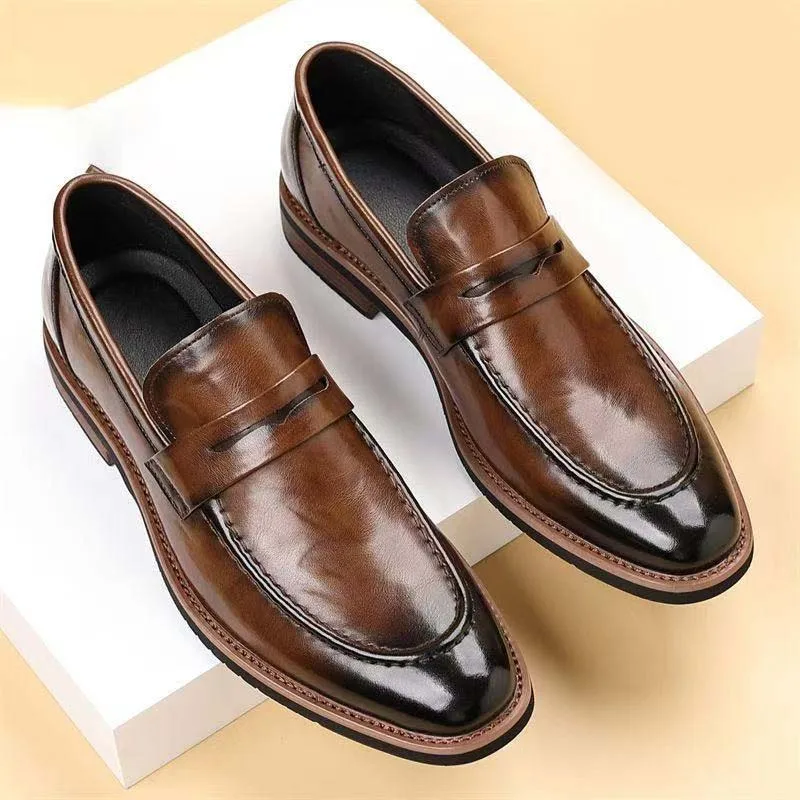 2026 men cow skin shoes leisure shoes leather shoes male