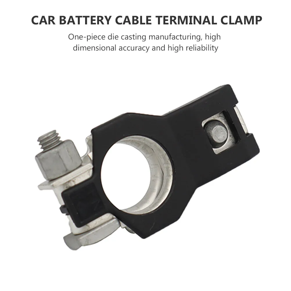 

Car Cable Terminal Clamp Tinned Copper M8 15-17Mm Quick Release Negative Connector for Vehicle Terminal