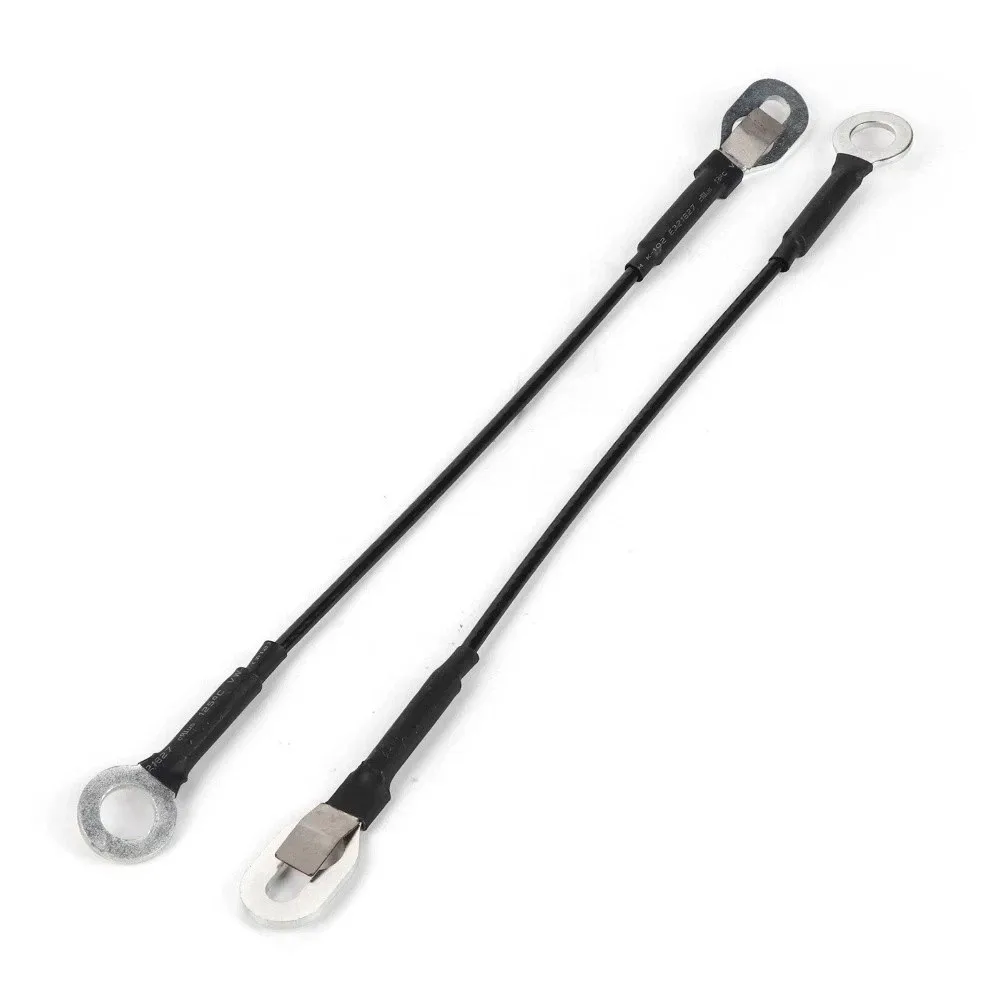 2PCS Black Tailgate Release Cable Metal 15673251 Pickup Rear Gate Pull Wire for Chevy C/K 1500 / 2500 / 3500 Pickup 1988‑2002