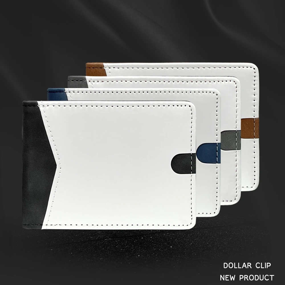 10pcs/lot Blank Sublimation New Style PU Leather Wallet Transfer Printing Consumables DIY