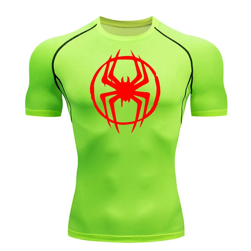 Rash guard Kompression shemd Boxen Laufen Trikots Yoga Fitness MMA Männer T-Shirts Bjj Strumpfhosen Muay Thai Gym Sport Marke Kleidung – Detail 34