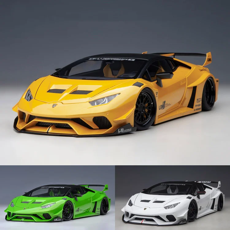 Autoart 1:18 LIBERTY WALK LB HURACAN GT Alloy Fully Open Simulation Limited Edition Alloy Metal Static Car Model Toy Gift