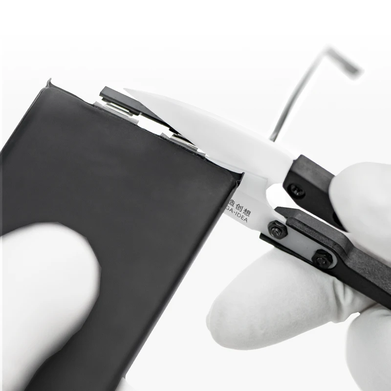 QIANLI MEGA-IDEA Multifonctionnel En Céramique Ciseaux Téléphone Portable Batterie Maintenance Isolation Pas Conduire Électricité Outils