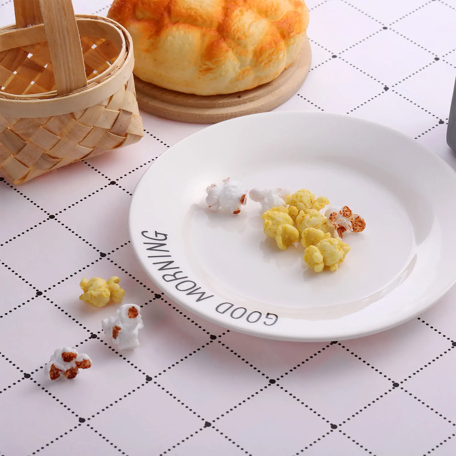 Décorations de pop-corn en résine colorée, 10 pièces, accessoires de bricolage réalistes, accessoires de photographie, cadeaux de fête, marqueurs de calendrier, Design Unique