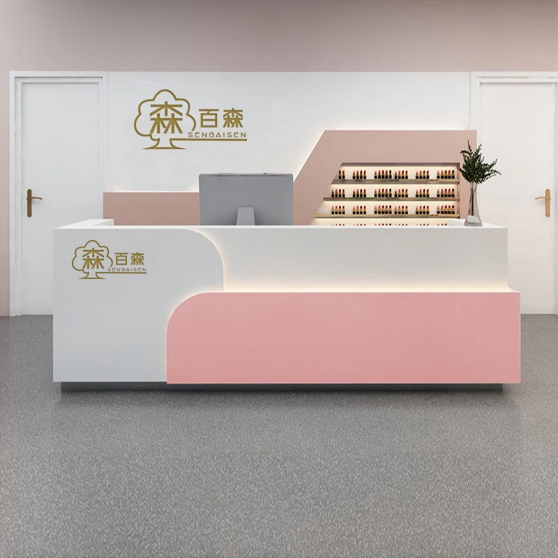 

Простые барные стойки регистрации компании Ушные парикмахерские стойки регистрации Салон красоты Хорошая офисная мебель Военное ДелоZY40JDT