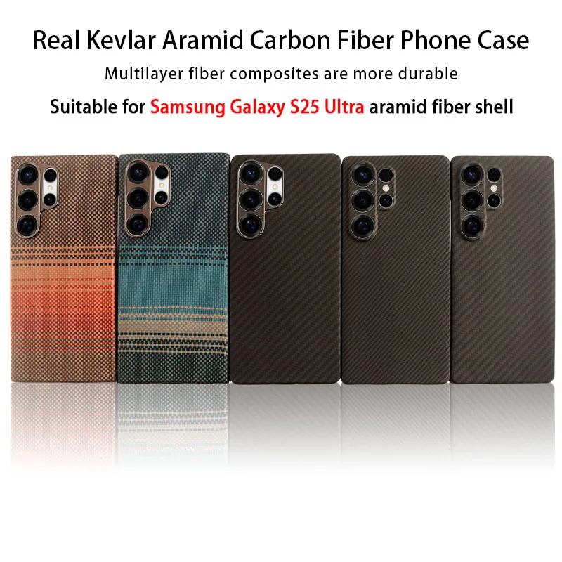 

Ультратонкий чехол для Samsung S25 Ultra для Magsafe с беспроводной зарядкой, роскошный кевларовый чехол для телефона из углеродного волокна, защитный чехол
